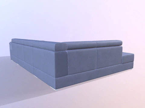 Sofa 7-Seater 3D Model