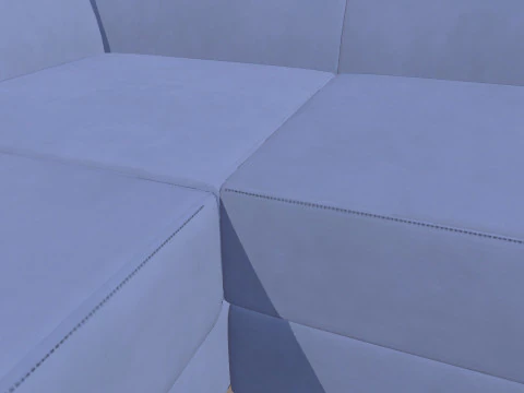 Sofa 7-Seater 3D Model