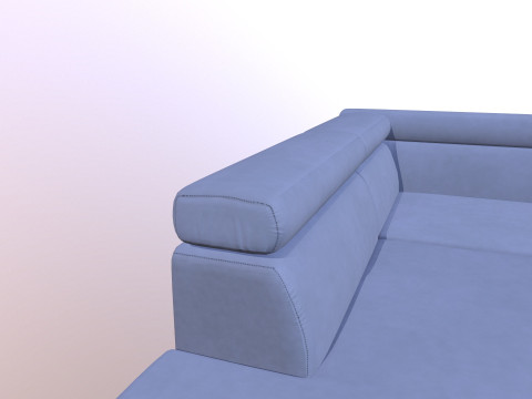 Sofa 7-Seater 3D मॉडल