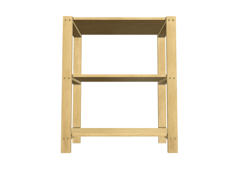 Wooden Rack Modelo 3D