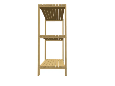 Wooden Rack 3D Model