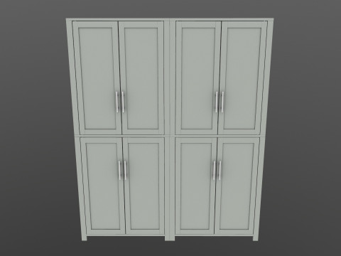 Wooden Almirah 3D Модель