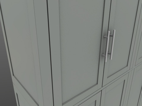 Wooden Almirah 3D Модель