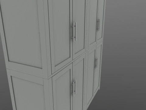 Wooden Almirah 3D Модель