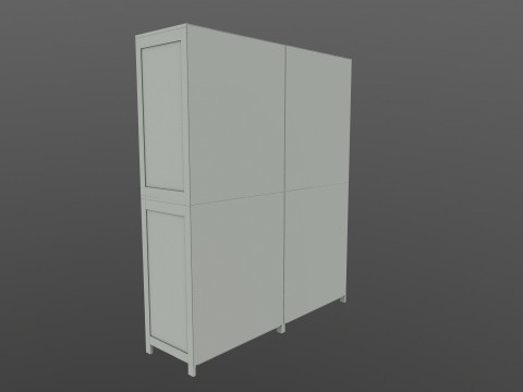 Wooden Almirah 3D Модель