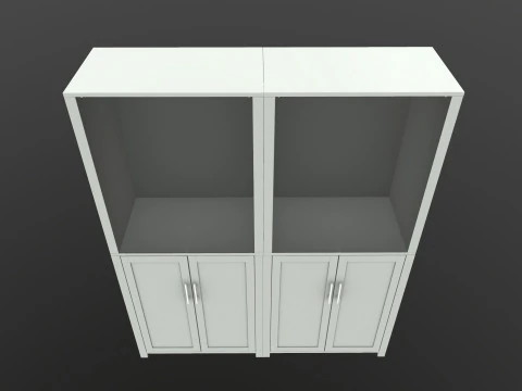 Wooden Almirah 3D Model