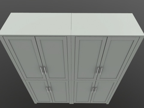 Wooden Almirah 3D Модель