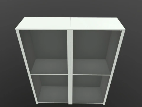 Wooden Almirah 3D Model