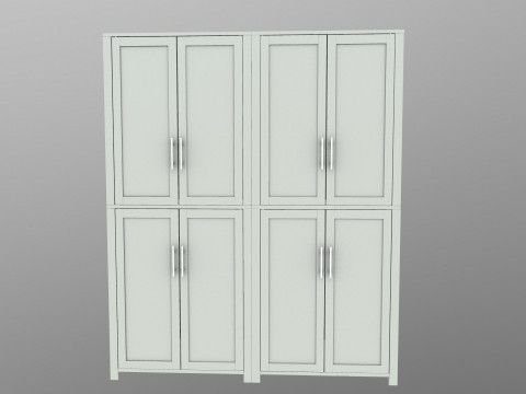 Wooden Almirah 3D Модель