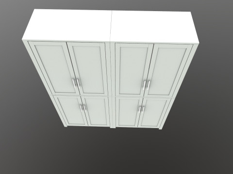 Wooden Almirah 3D Модель