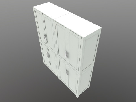 Wooden Almirah 3D Модель