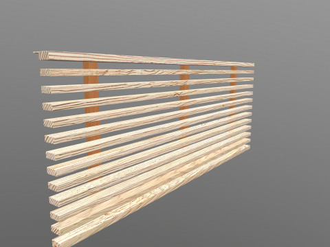 Window wooden Net 3D Model