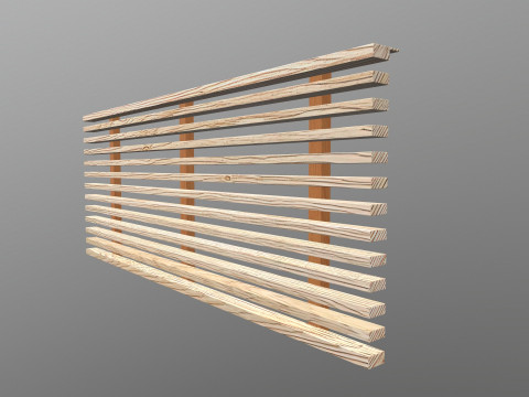 Window wooden Net 3D Model