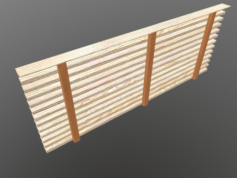 Window wooden Net 3D Model