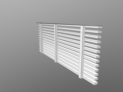 Window wooden Net 3D Model
