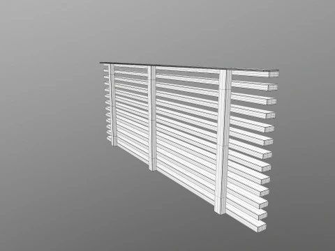 Window wooden Net 3D Model