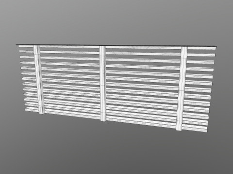 Window wooden Net 3D Model