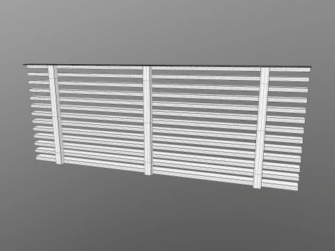 Window wooden Net 3D Model