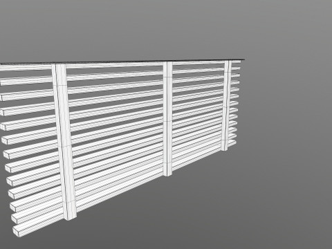 Window wooden Net 3D Model