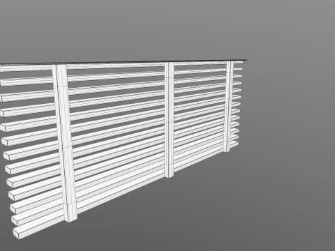 Window wooden Net 3D Model