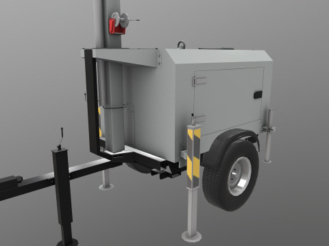 Tower Lamp 3D Модель