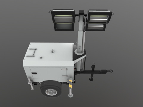 Tower Lamp 3D Модель