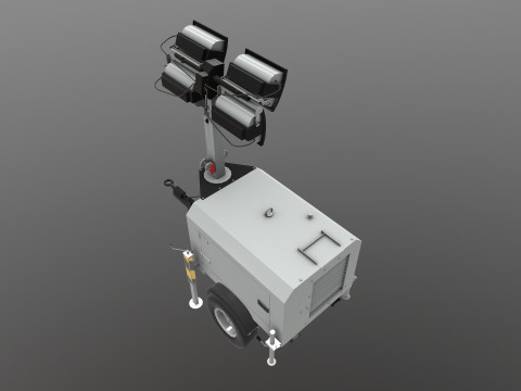 Tower Lamp 3D Модель