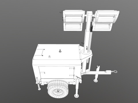 Tower Lamp 3D Модель