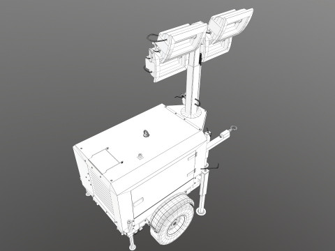 Tower Lamp 3D Модель