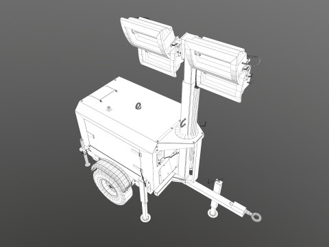 Tower Lamp 3D Модель