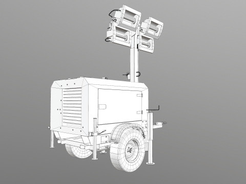 Tower Lamp 3D Модель