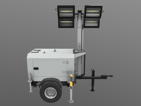 Tower Lamp 3D Модель