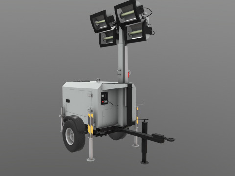 Tower Lamp 3D Модель