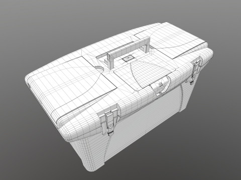 Tool Kit Box 3Dモデル