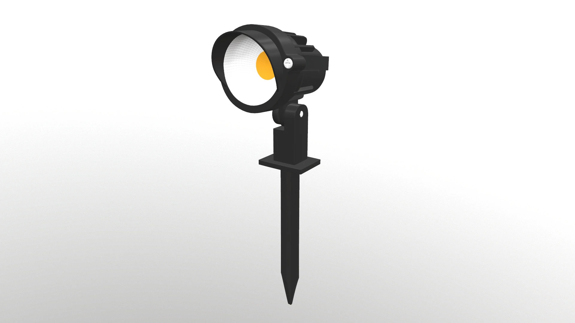 Spike Spot Light 3D Model .c4d .max .obj .3ds .fbx .stl .blend 