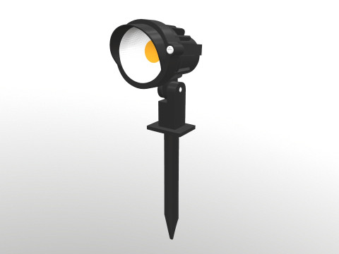 Spike Spot Light 3D Model