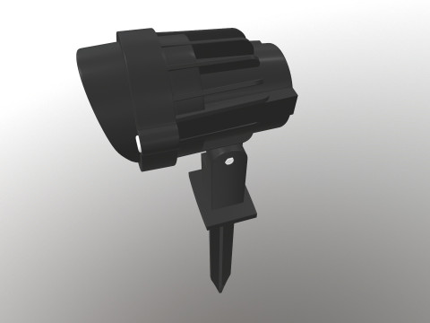 Spike Spot Light 3D Model