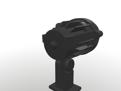 Spike Spot Light 3D Model