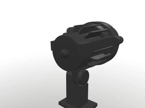 Spike Spot Light 3D Model