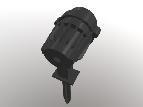 Spike Spot Light 3D Model