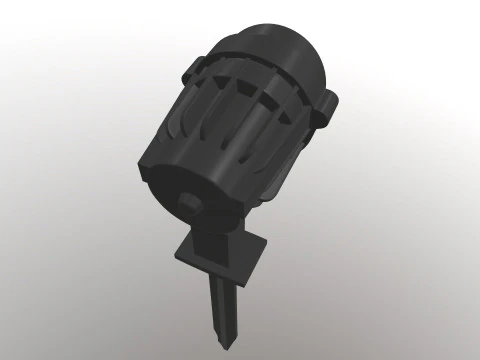 Spike Spot Light 3D Model