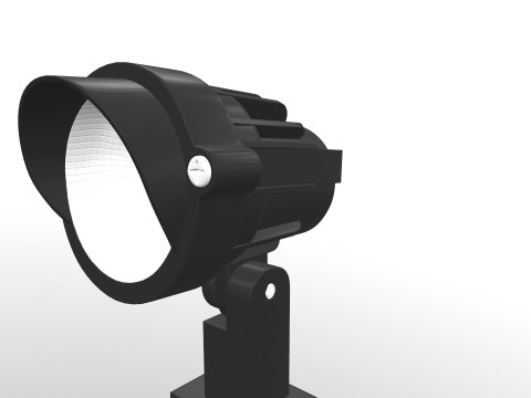 Spike Spot Light 3D Model