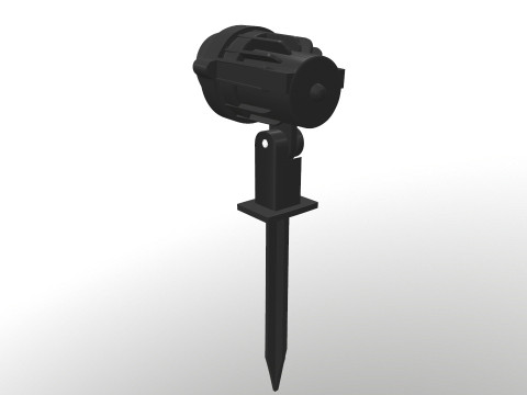 Spike Spot Light 3D Model