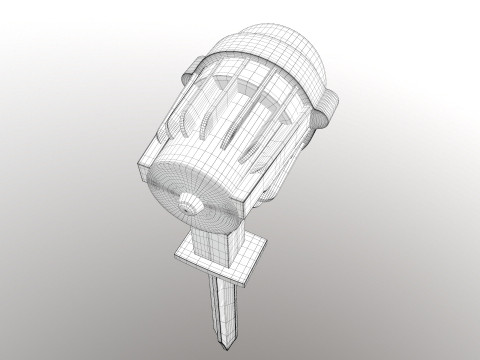 Spike Spot Light 3D Model