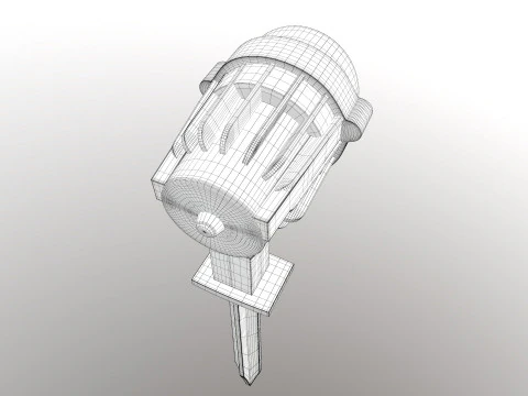 Spike Spot Light 3D Model