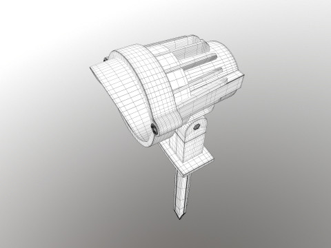 Spike Spot Light 3D Model