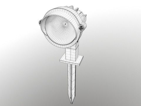 Spike Spot Light 3D Model