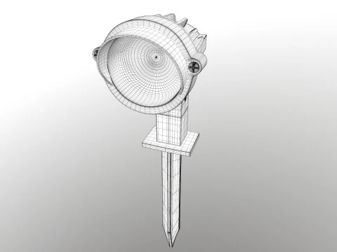 Spike Spot Light 3D Model