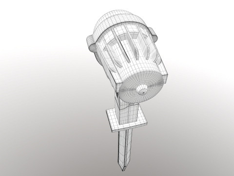 Spike Spot Light 3D Model