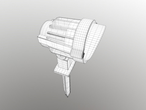 Spike Spot Light 3D Model